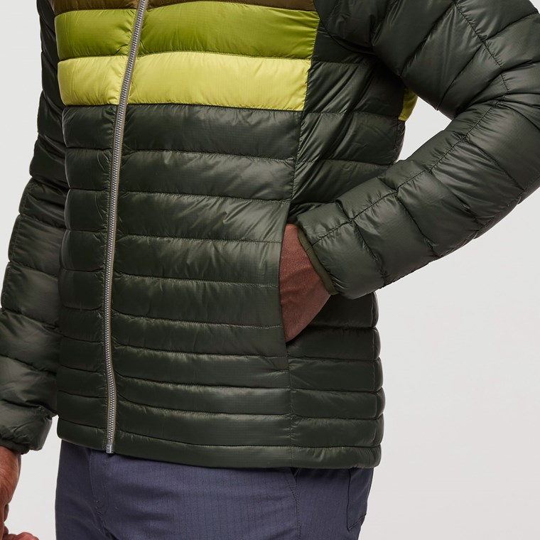 Cotopaxi Fuego Down Jacket Woods Stripes