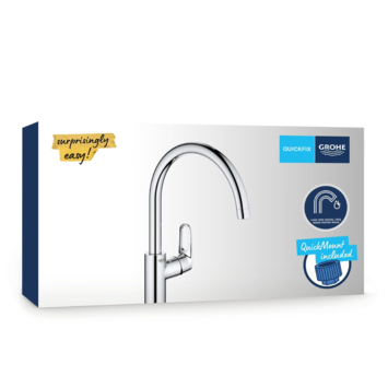 Grohe keukenkraan Start flow hoge uitloop QuickFix chroom
