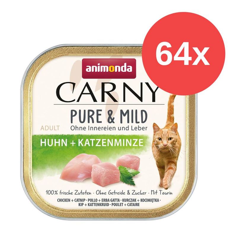 Lot animonda Carny Adult Pure & Mild 64 x 100 g