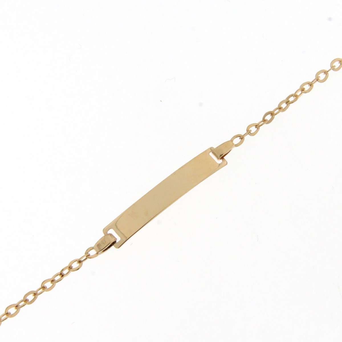 Bracelet identité bébé or jaune 18 carats
