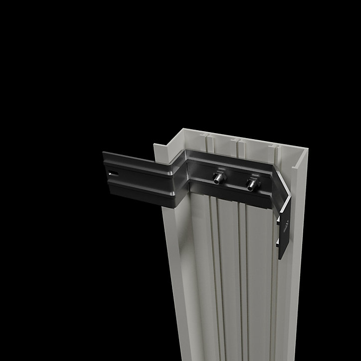 Tapée d'isolation pour porte d'entrée aluminium blanc G85 160mm