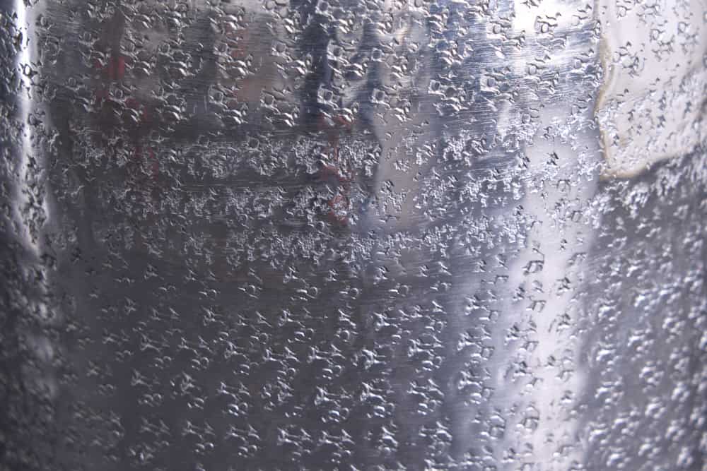 Elegante Vase ORIENTAL 50cm silber im Wild Hammerschlag Design