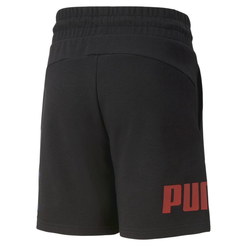 Puma Short Noir/Rouge/Bleu Garçon Puma Sht Tr