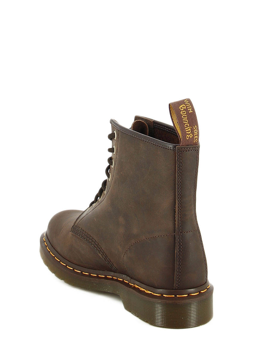 Boots 1460 Crazy Horse en cuir DR MARTENS