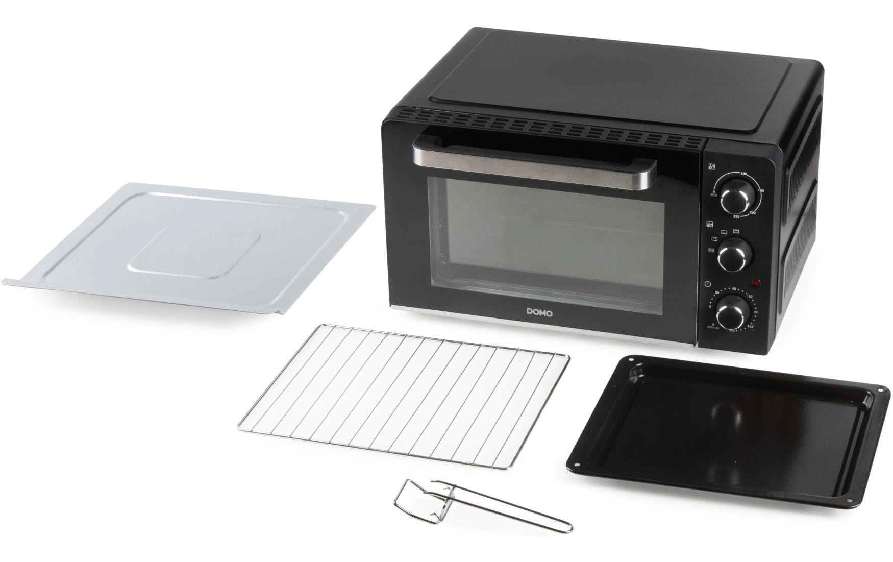 Backofen DO1107GO 28 l, SchwarzKleinbackofen mit hochwertigem Wärmeelement für gleichmässige Ergebnisse