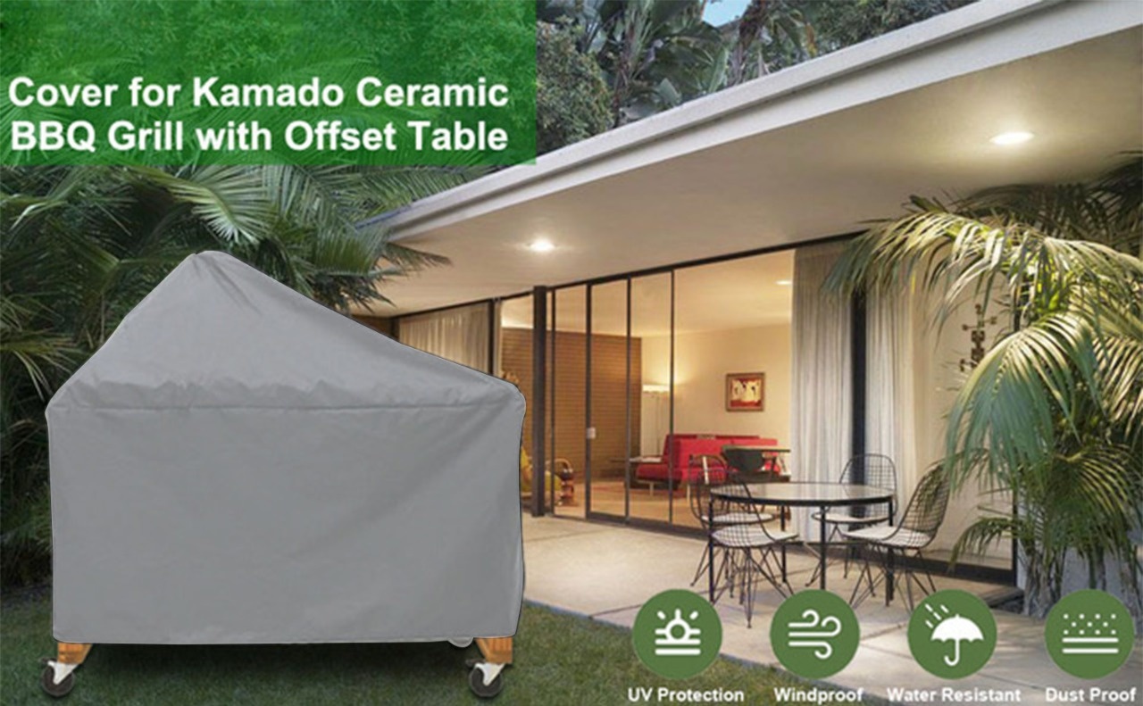 CUHOC Diamond 165 x 65 x 80 x 115 cm barbecuetafel hoes
