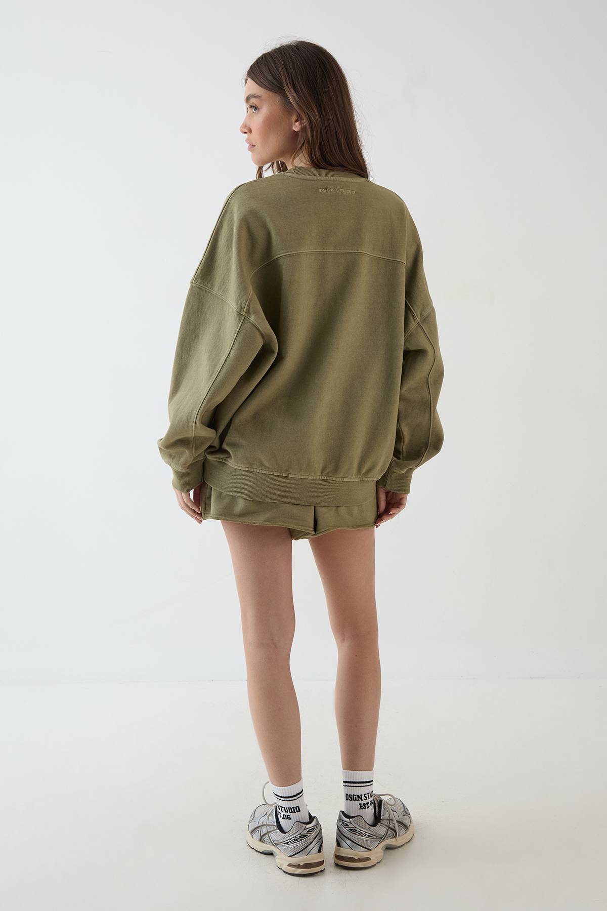 Sweat-shirt Oversized Délavé Épais Dsgn Studio