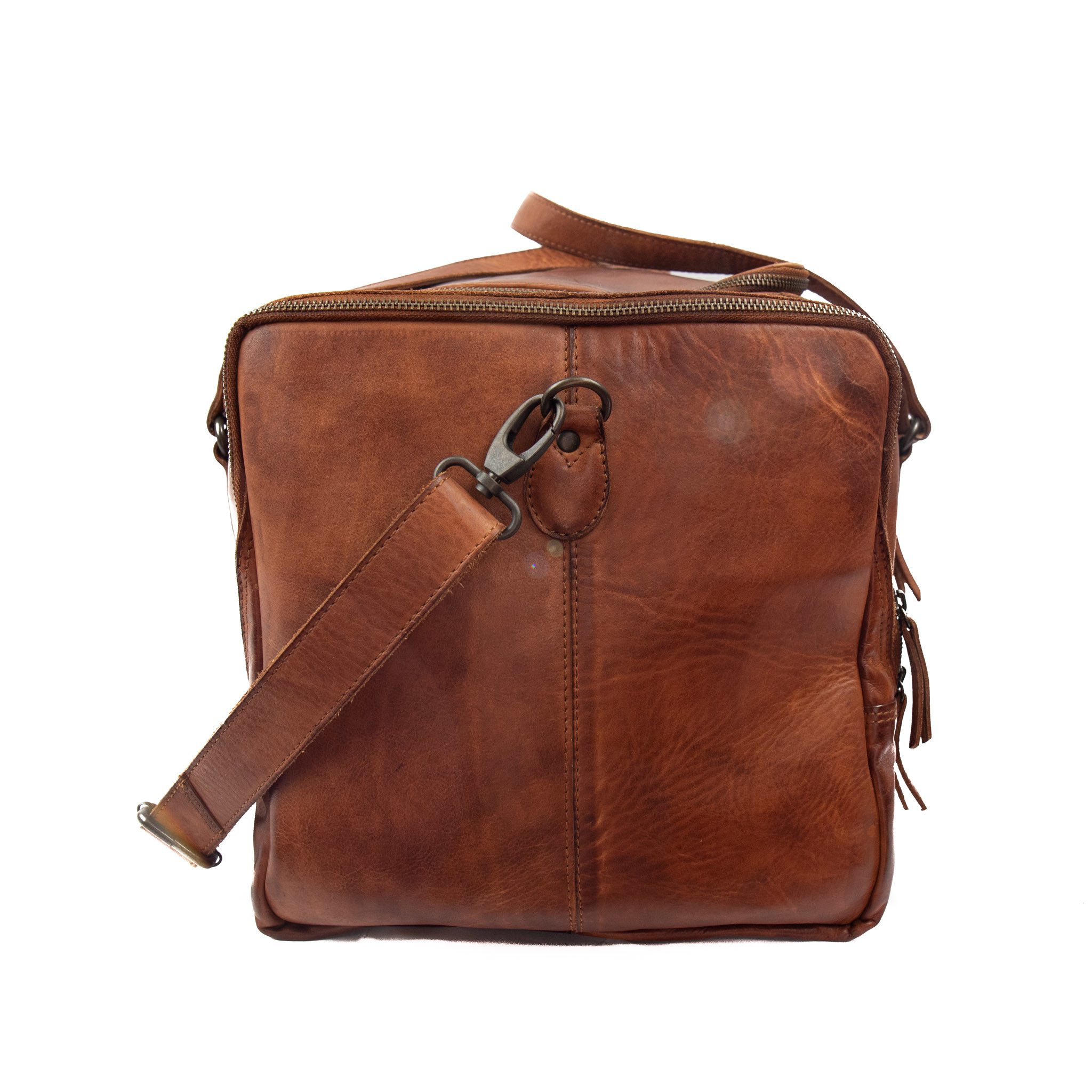 Bear Design Cow Lavato Weekendtas Max Cognac CL32879