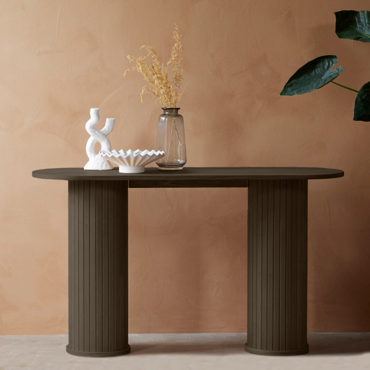 Giga Living - Sidetable Donker Eikenhout - 130x40x75cm - Nola