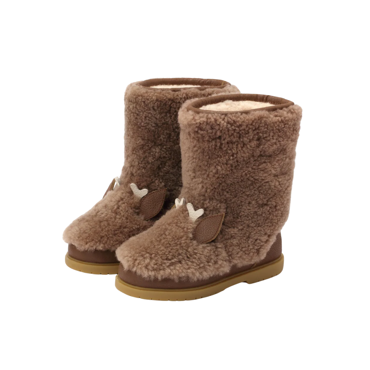 Irfi Boots | Stag | Chestnut Curly Sheep Wool