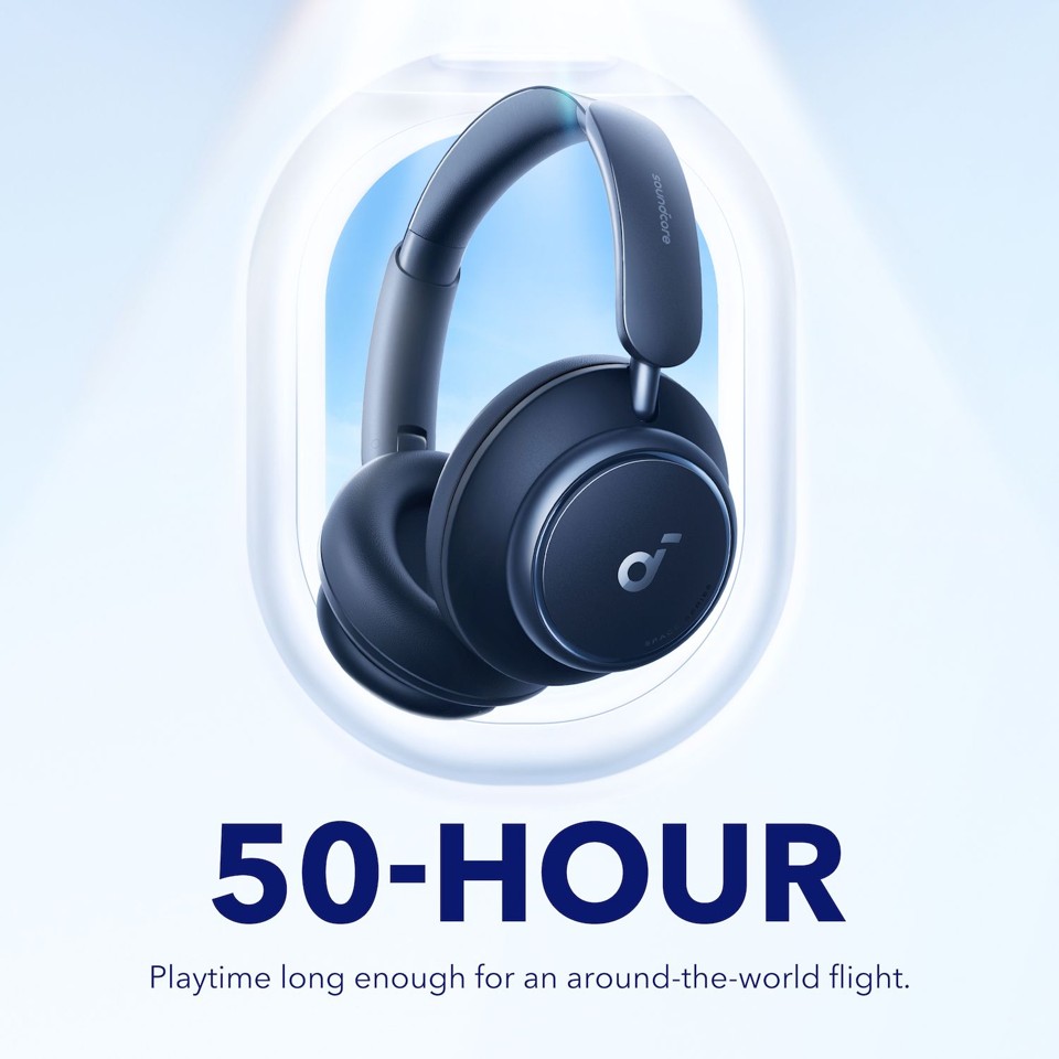 Anker - Høretelefoner - Soundcore Space Q45 - Blå