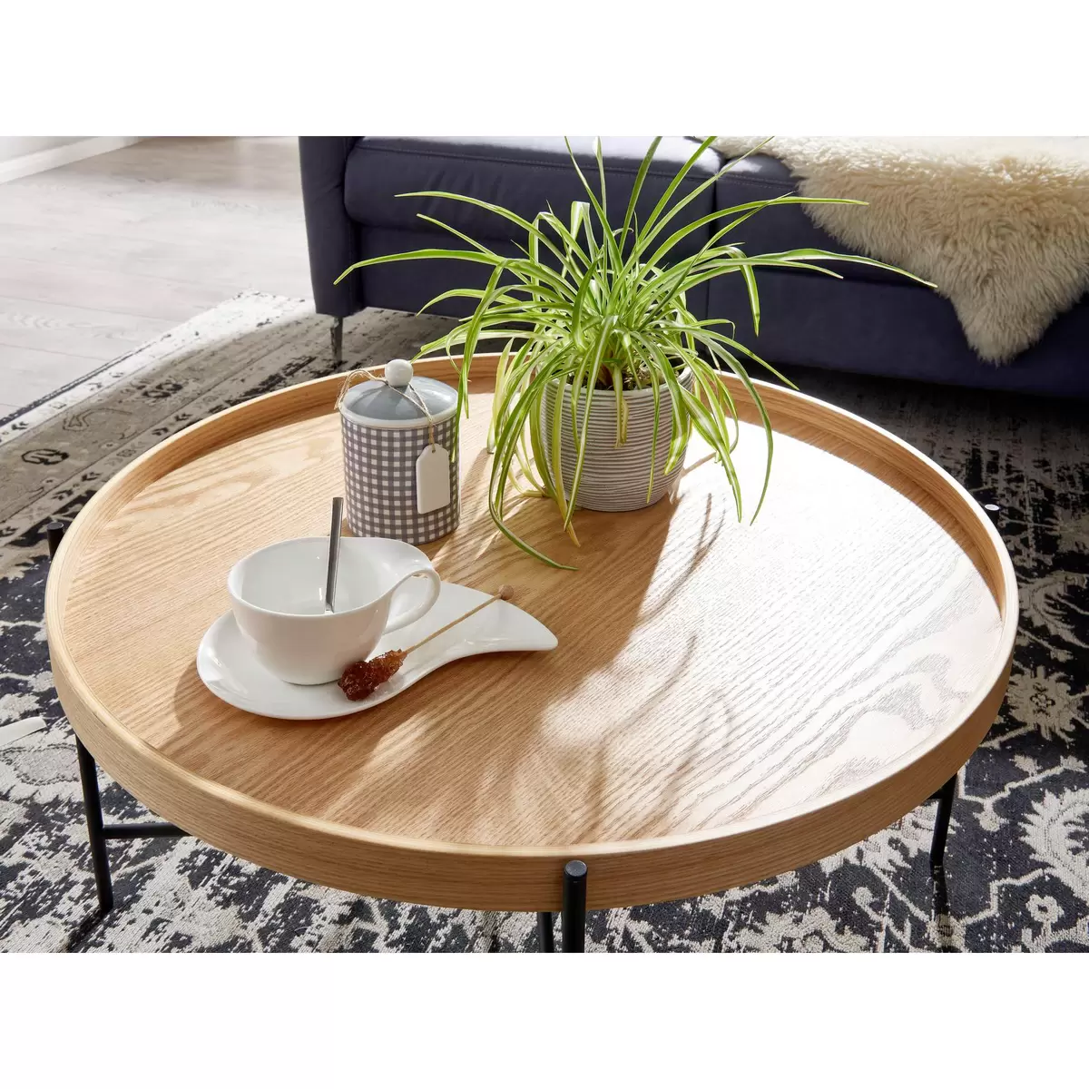 Couchtisch Arousa braun,schwarz