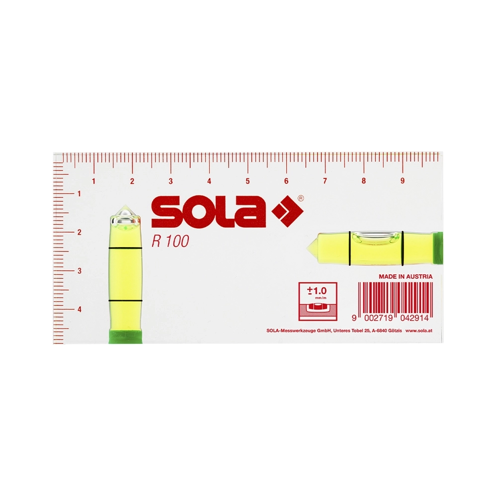 SOLA Klein Wasserwaage R 100 Grün