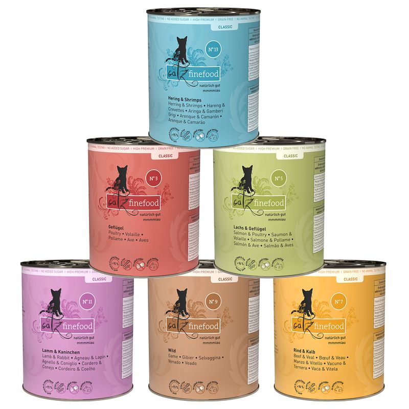 Offre d'essai mixte Catz Finefood 6 x 800 g