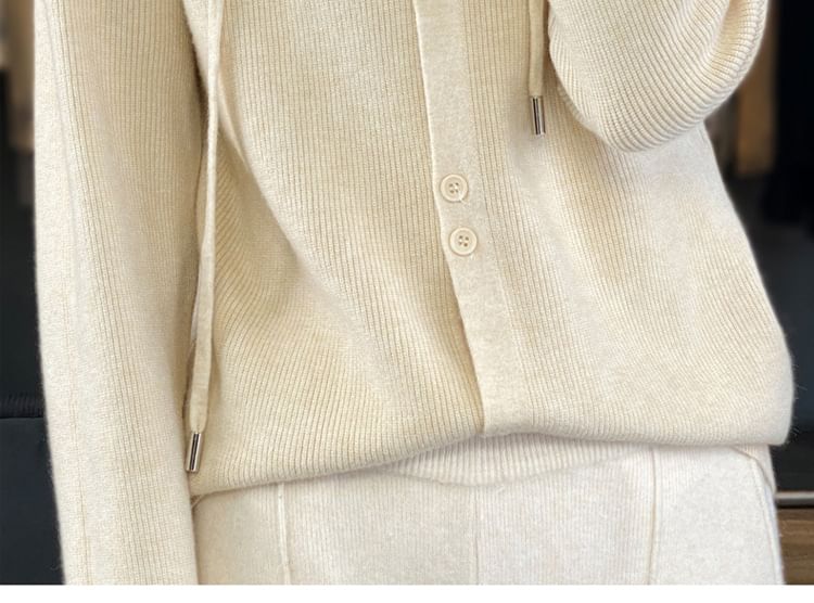 Weelop - Effen vest met capuchon