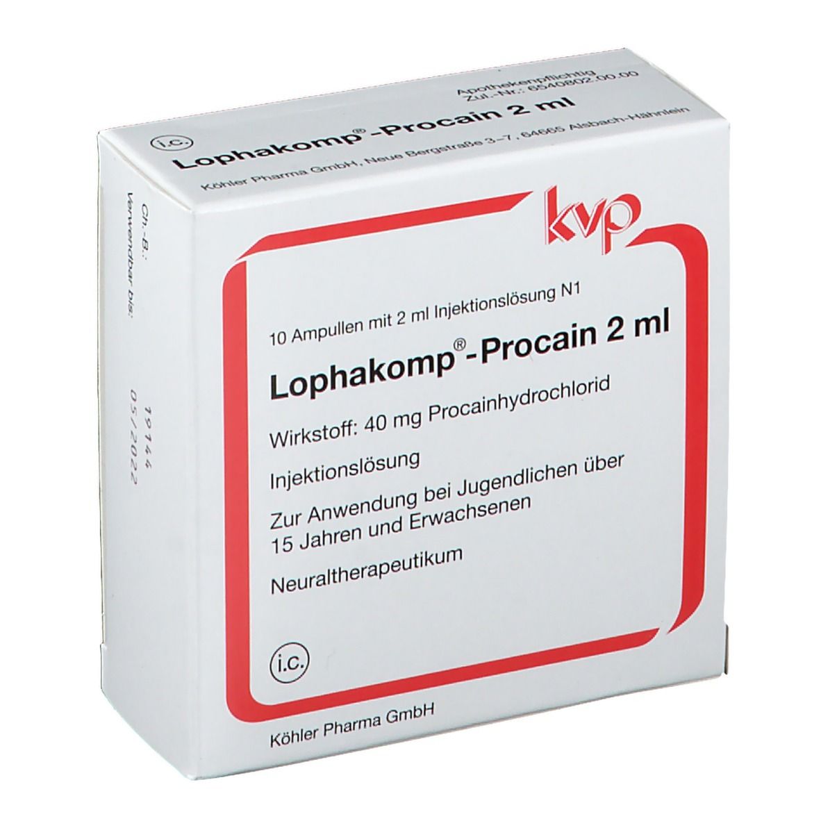 Lophakomp®-Procain 2 ml