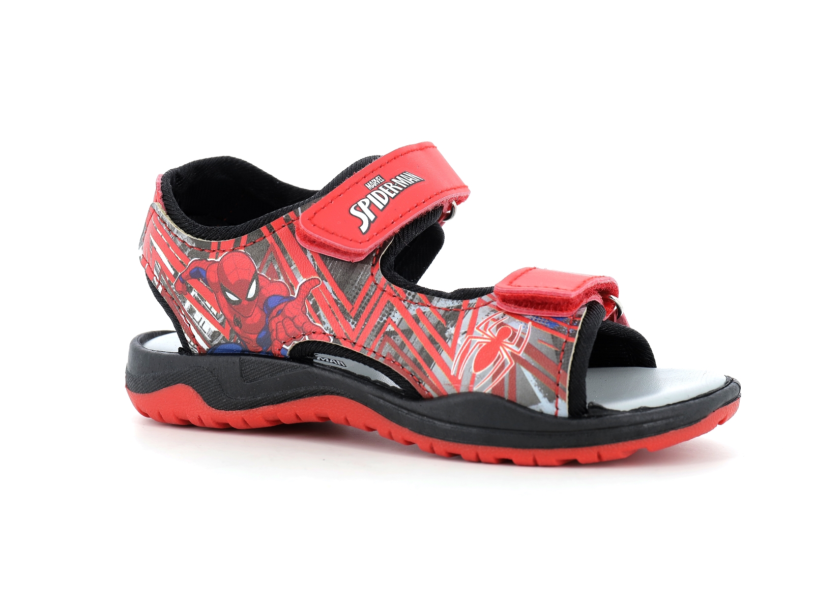 L brand-SP011750 Matières combinées Rouge Noir