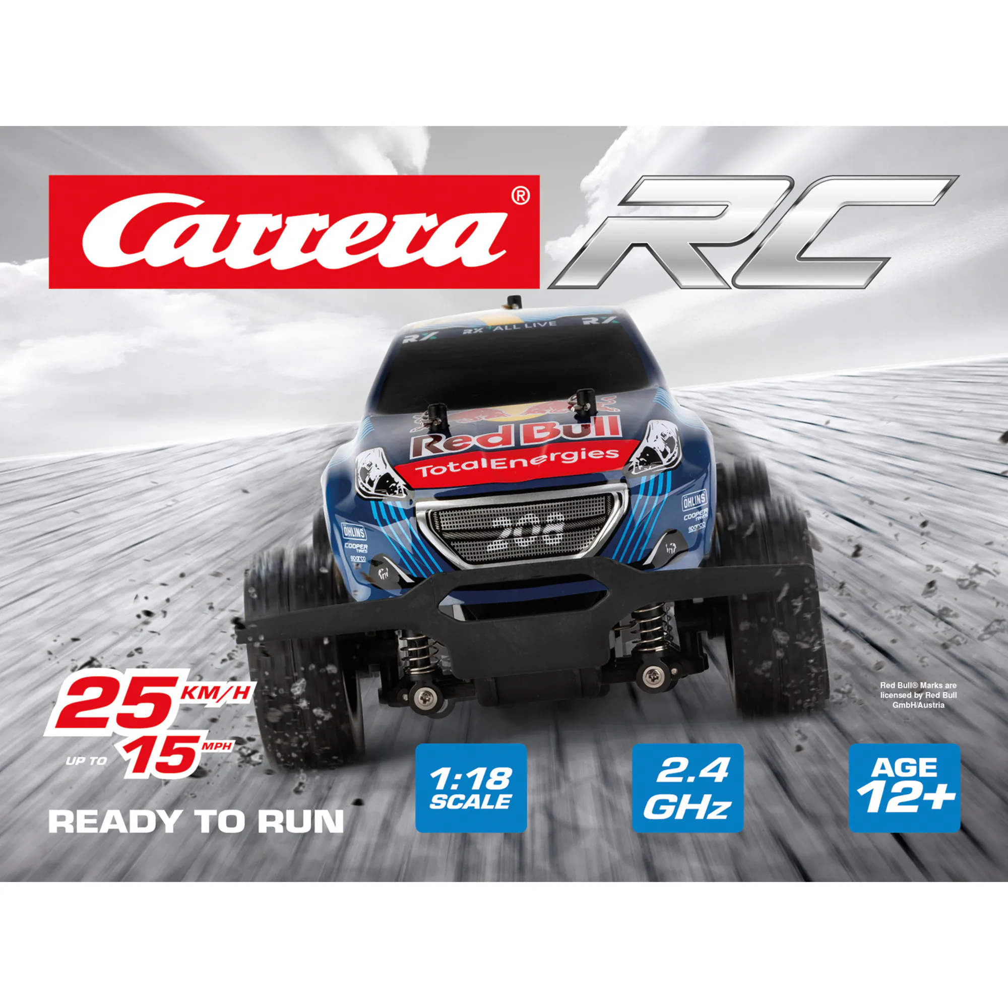 Carrera RC RC 2,4GHz Red Bull Peugeot WRX 208 - Rallycross, Hansen