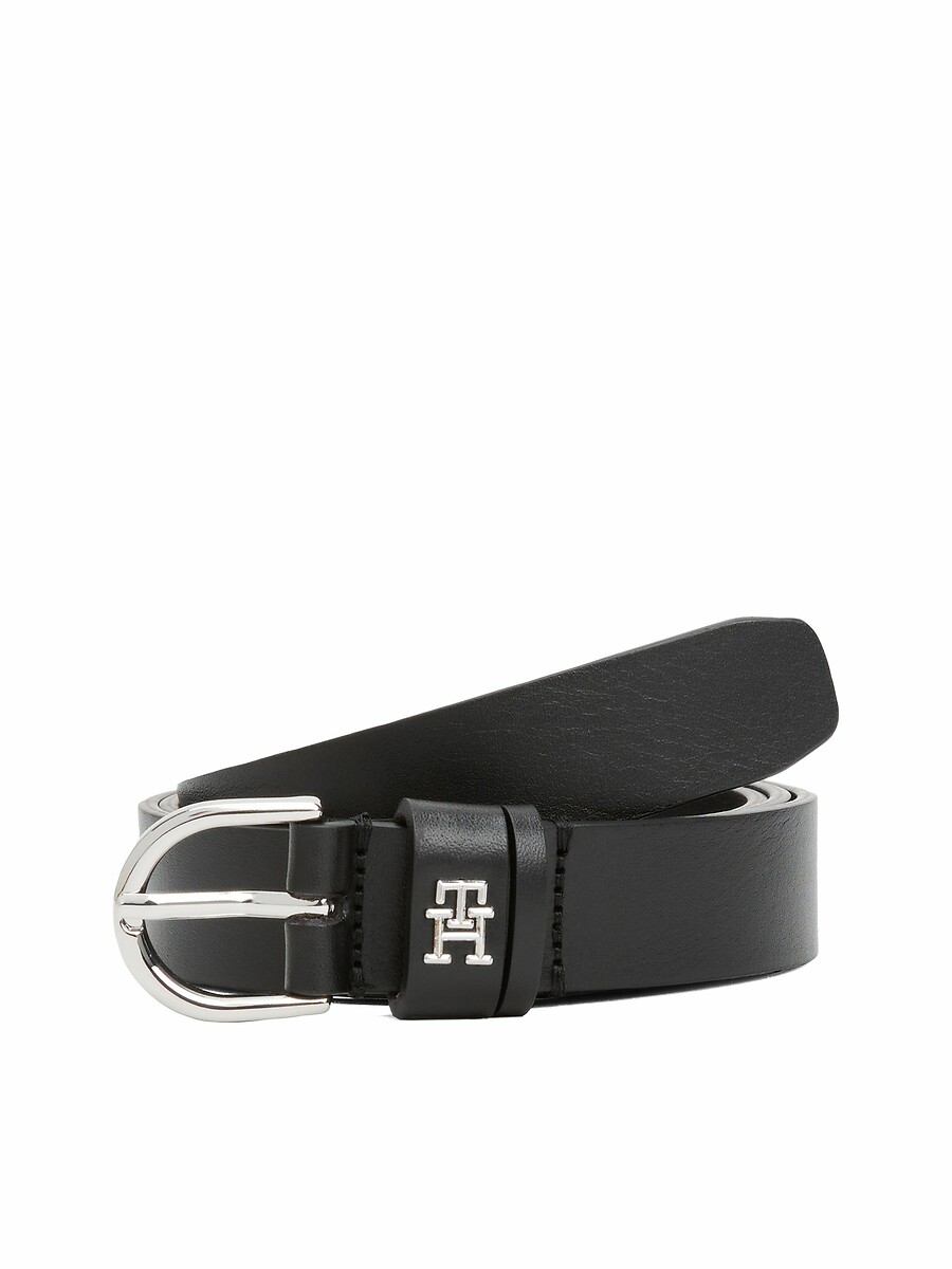 TOMMY HILFIGER<br>Cinto de couro sem esforço de 2,5 cm