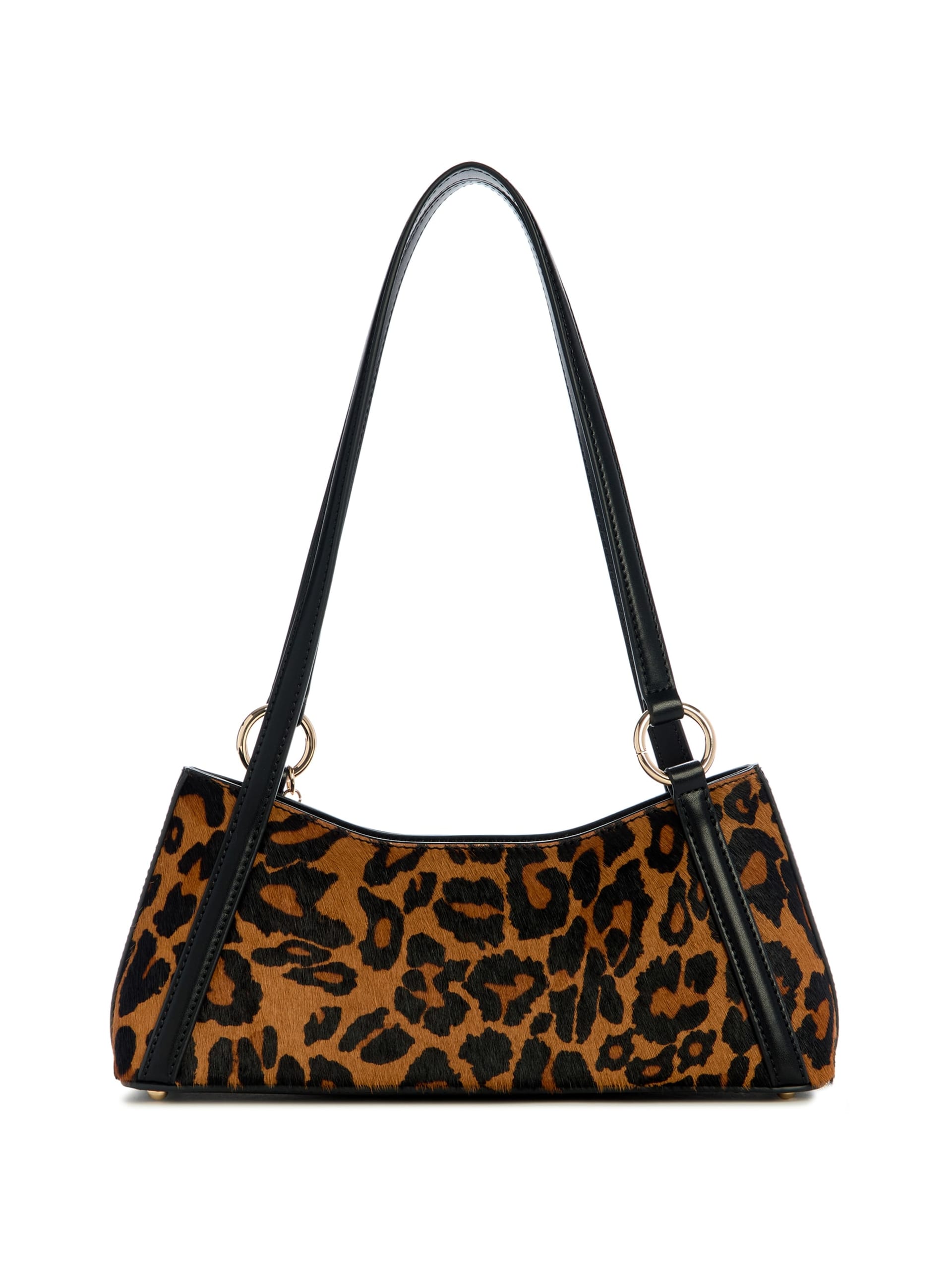 Bolsa de ombro Domitilla com estampa de leopardo