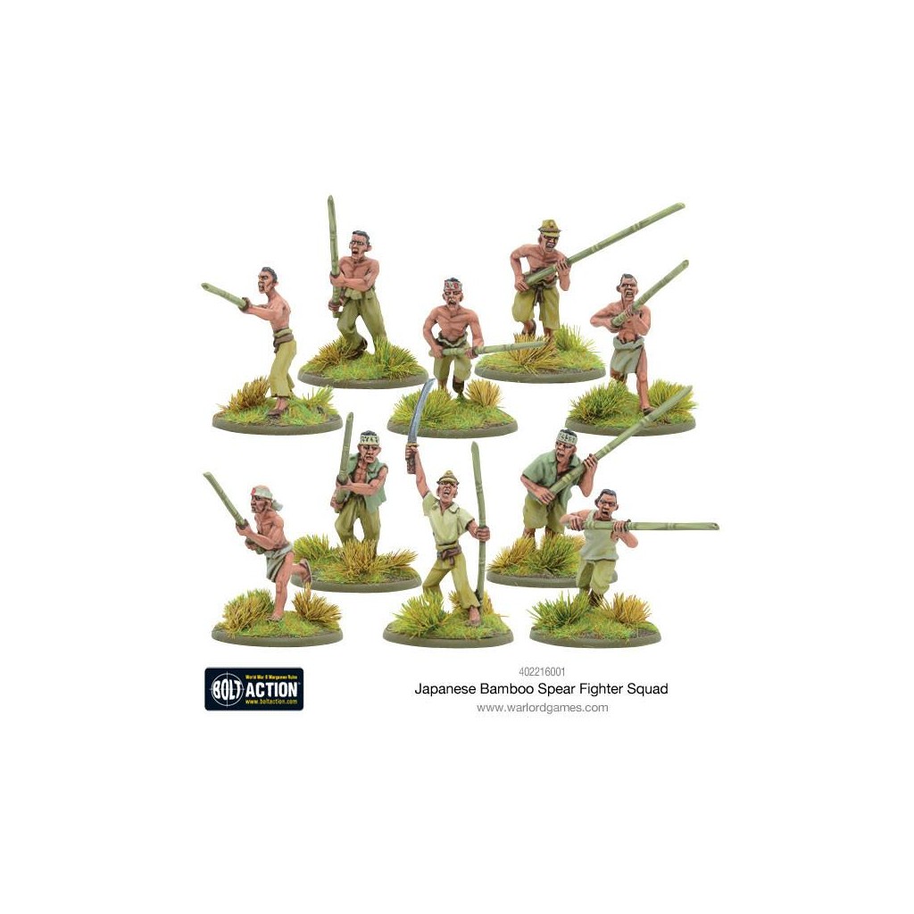 Bolt Action - Japanese Bamboo Spear Fighter squad