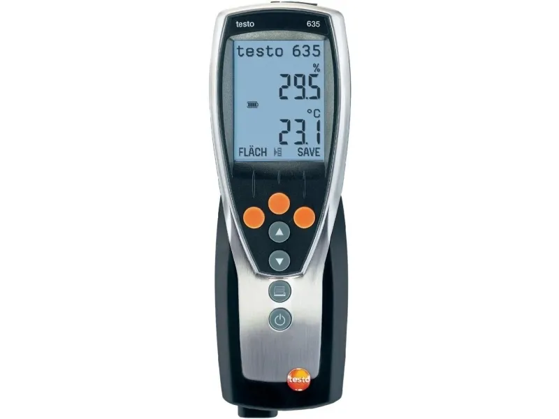 testo 635-1 Luftfugtighedsmåler (hygrometer) 0 % rF 100 % rF Dugpunkts/skimmelsvampsvisning