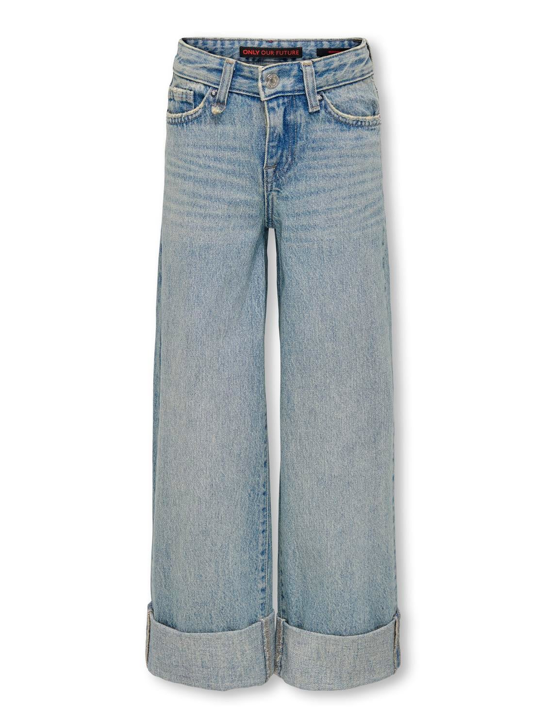 KOGBROOME Weiter Beinschnitt Jeans Light Blue Denim