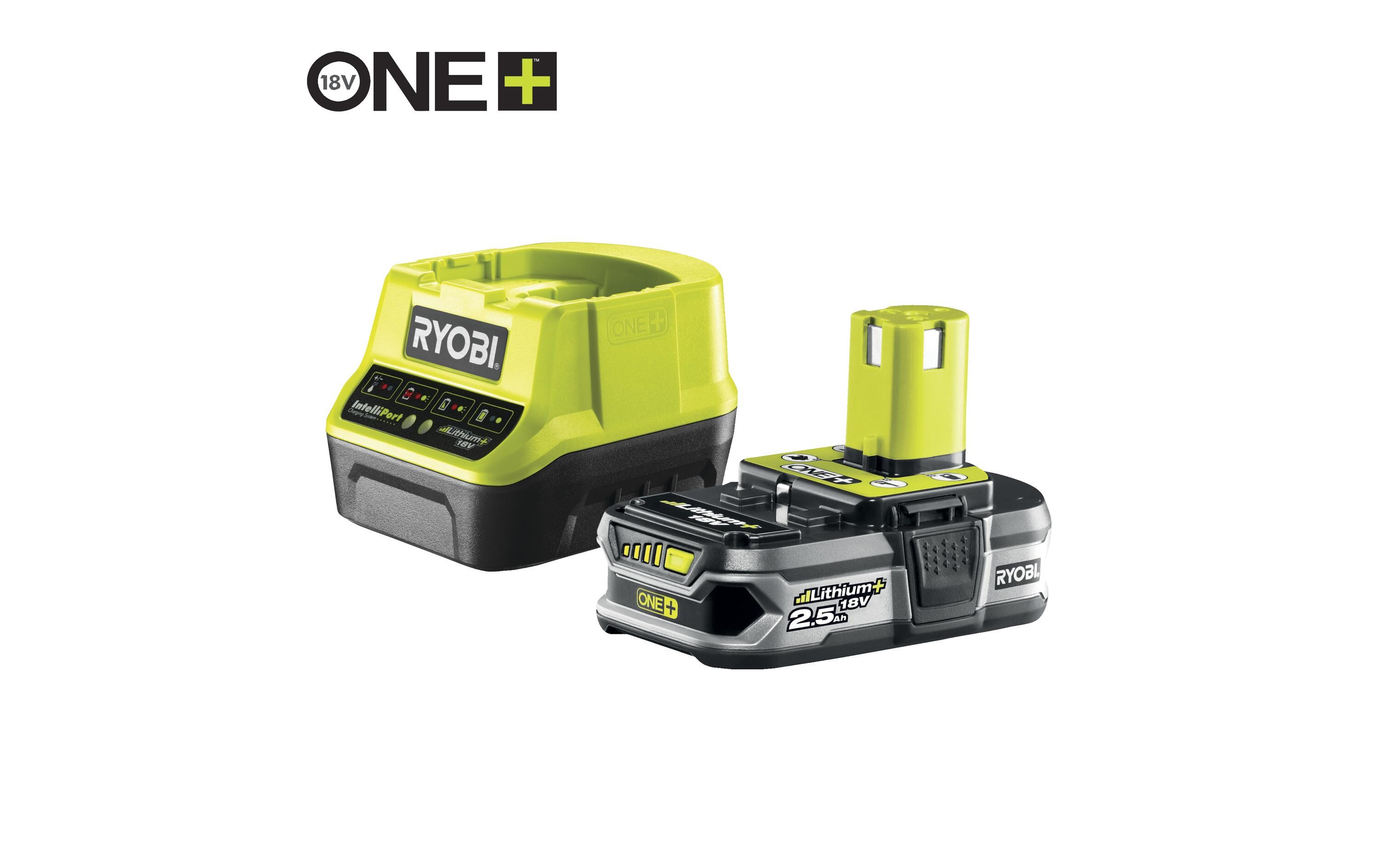 Akku-Starterset RC18120-125, 2.5 Ah18 V, inkl. 1 x 2.5 Ah Akku und Ladegerät