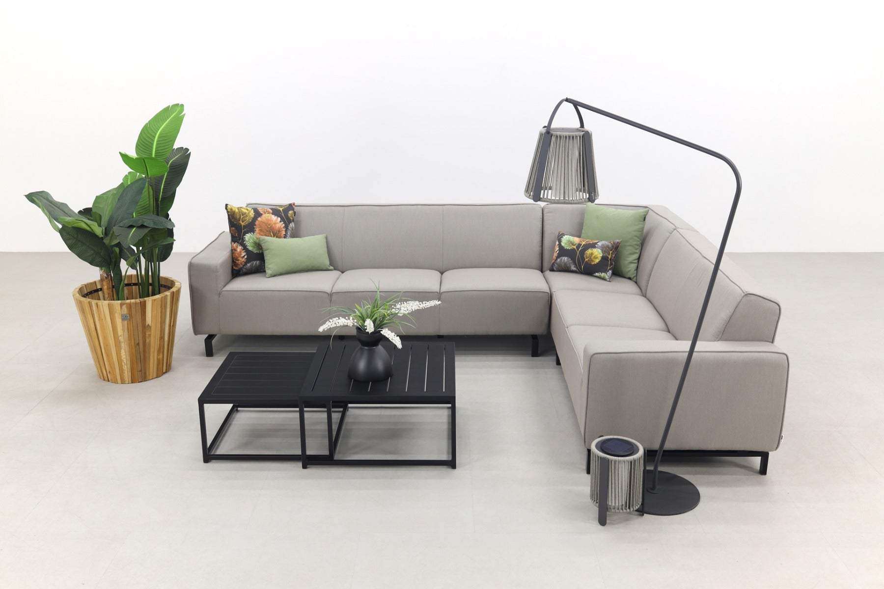 VDG Boavista|Royalty Sunbrella loungeset - Grey - 5-delig - Rechts