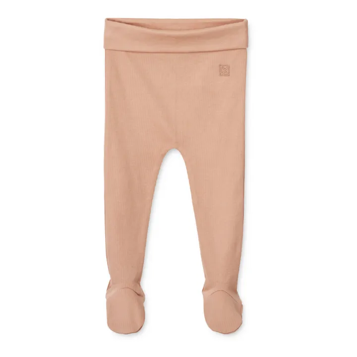 Liewood Legging à Pied Coton Bio Côtelé Facu | Rose