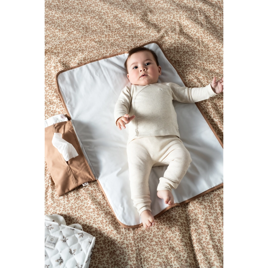 Noppies Wickelunterlage Poplin portable 50x70 cm Indian Tan