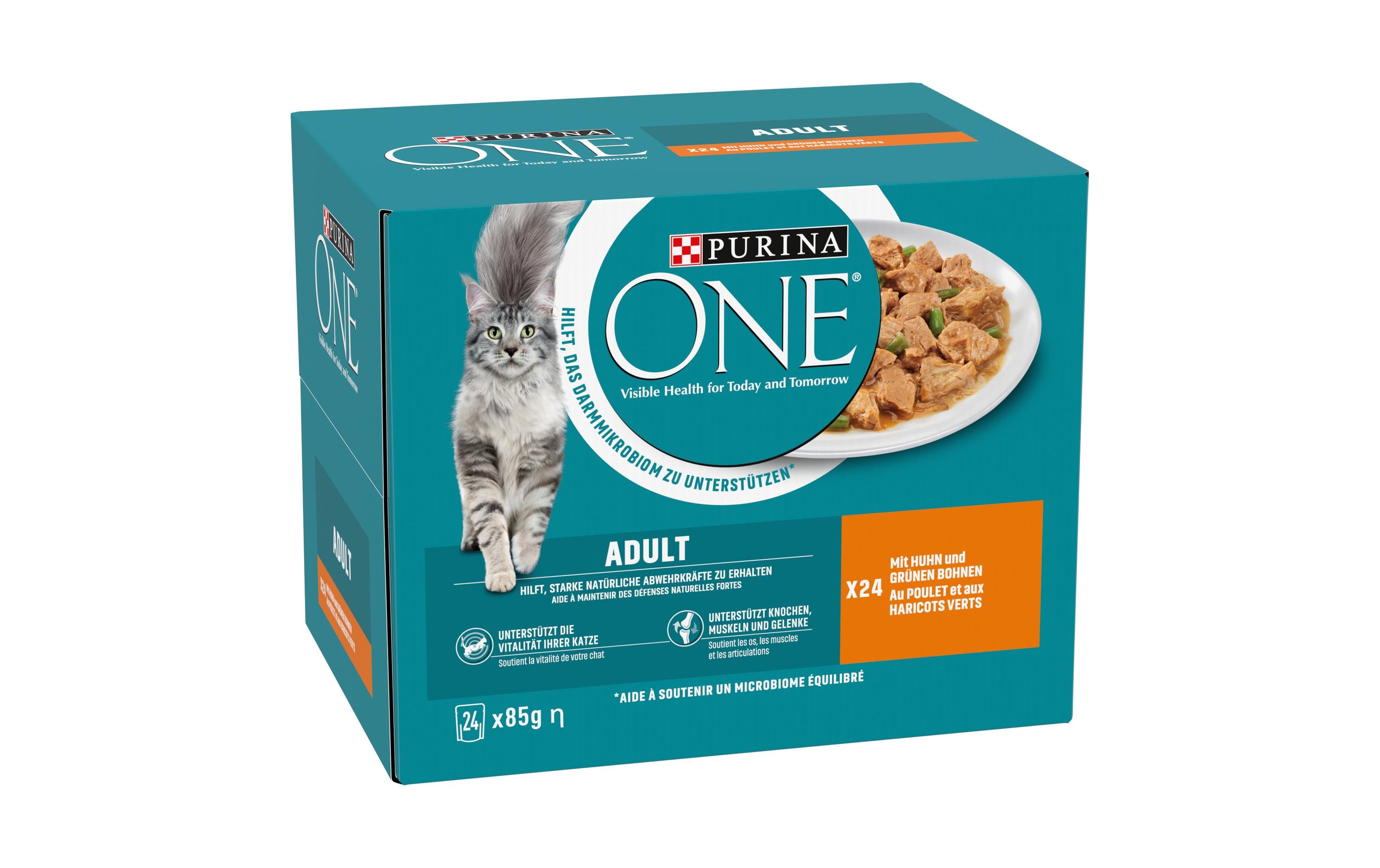 Adult Huhn 24 x 85 gAlleinfuttermittel für ausgewachsene Katzen