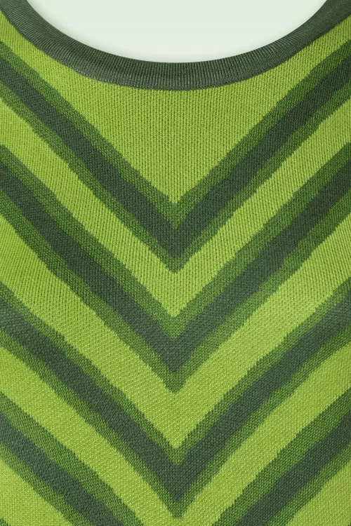 Vixen V Pattern trui in groen