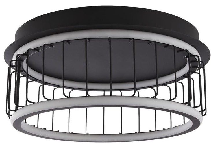 Plafondlamp 54215-1BK Circolo Cage B40 x D40 cm