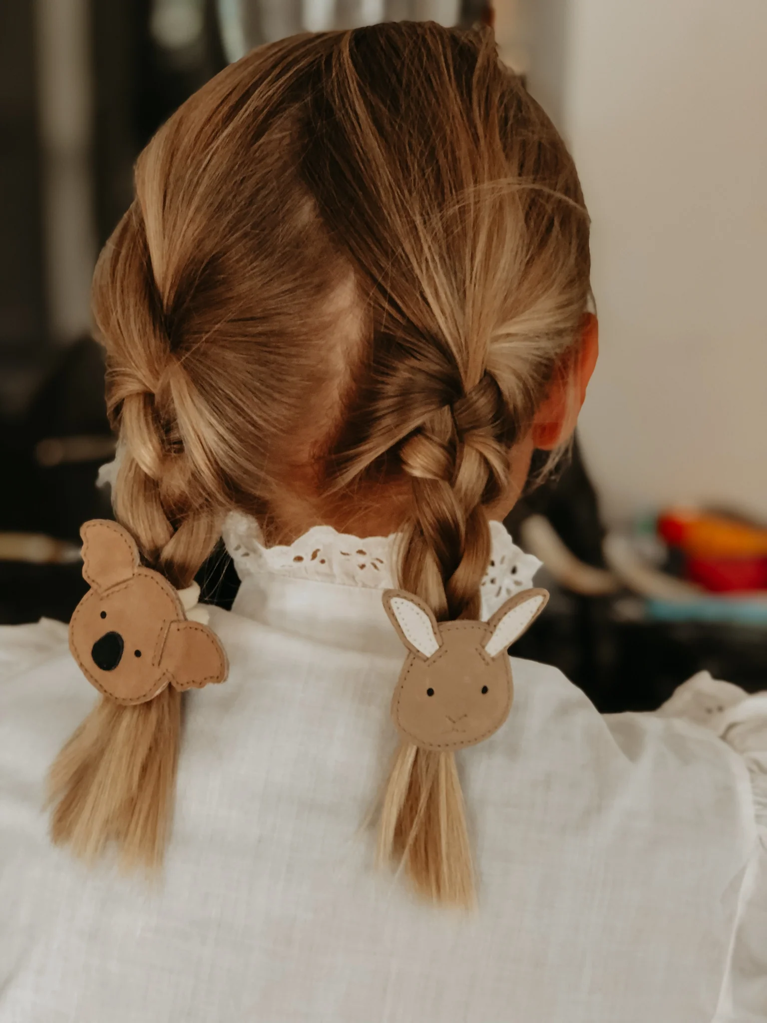 Josy Classic Hair Tie | Bunny | Taupe Nubuck