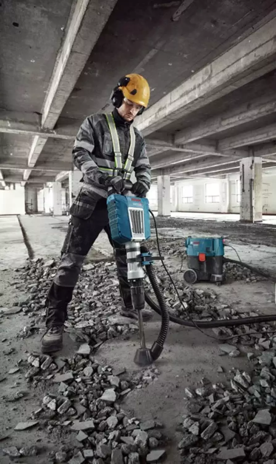 Bosch GSH 14 C HEX 22 Breekhamer in koffer