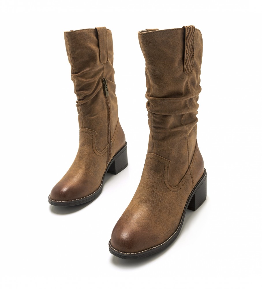 Botas de cowboy marrom Mustang