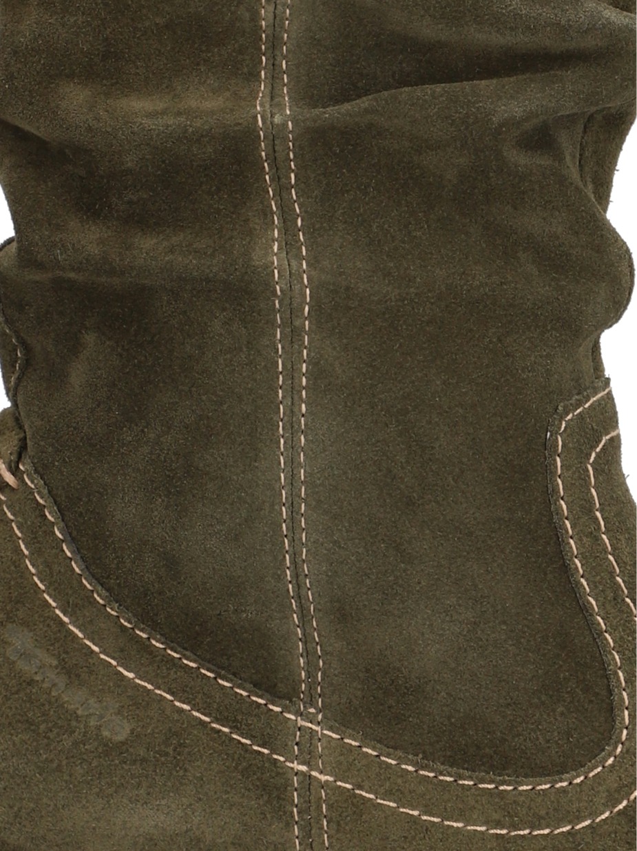Veloursleder Stiefelette