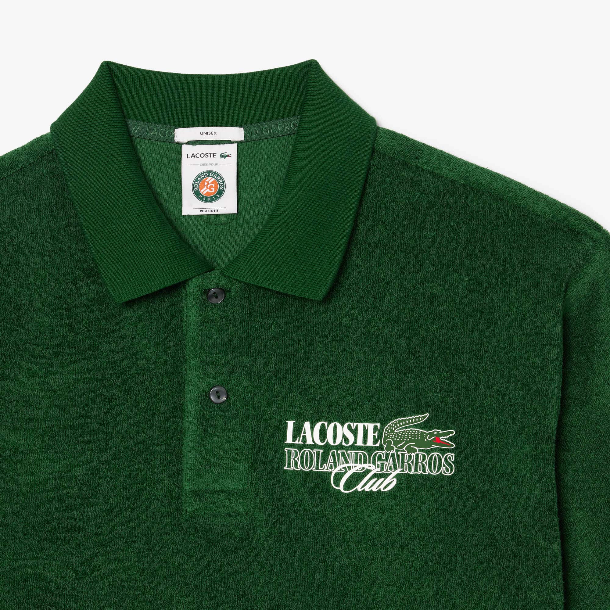 Frottee-Poloshirt French Open Edition Kurze Ärmel - Grün - Lacoste - Unisex