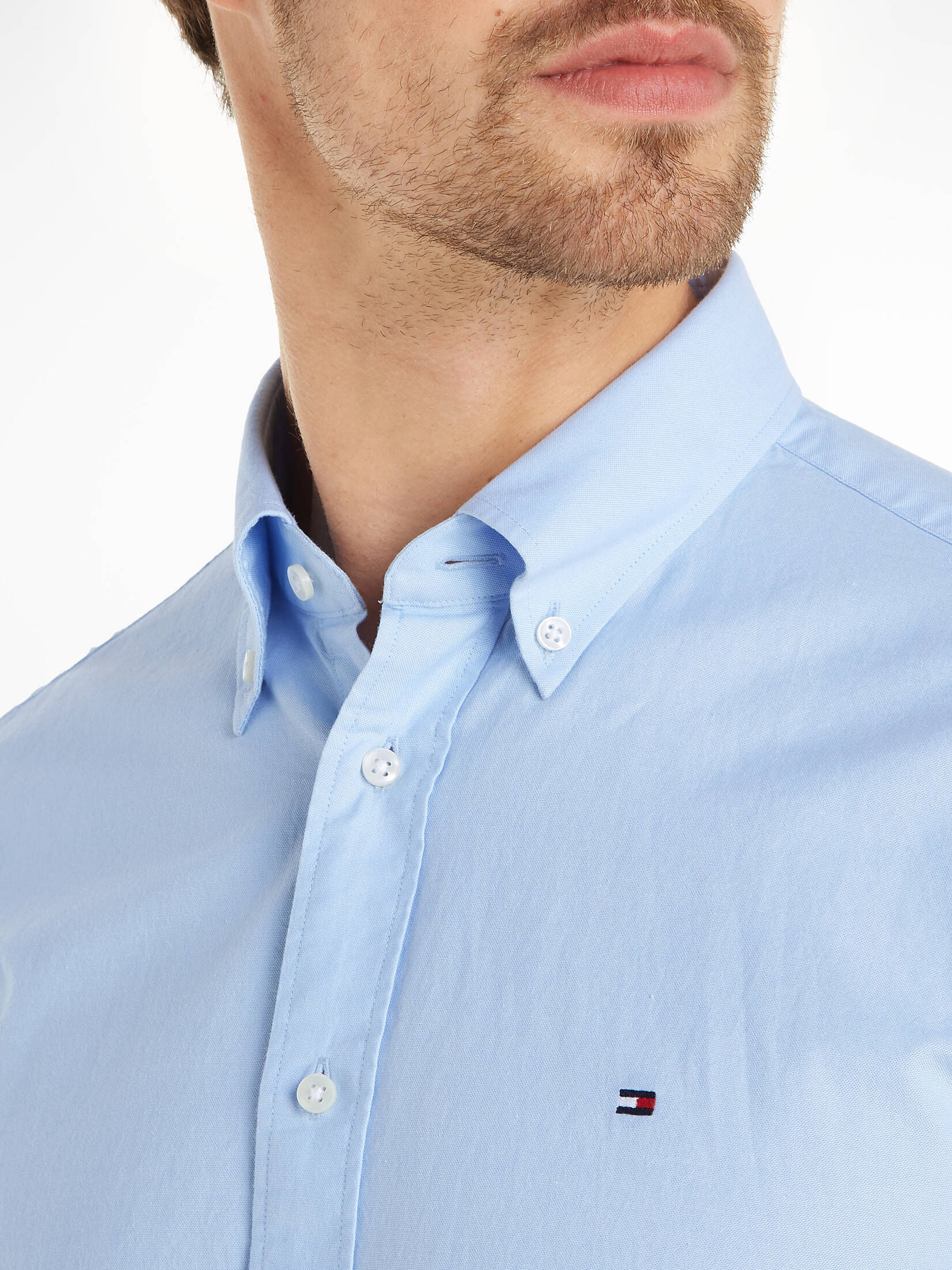 Tommy Hilfiger| Herren Hemd OXFORD SOLID Slim Fit