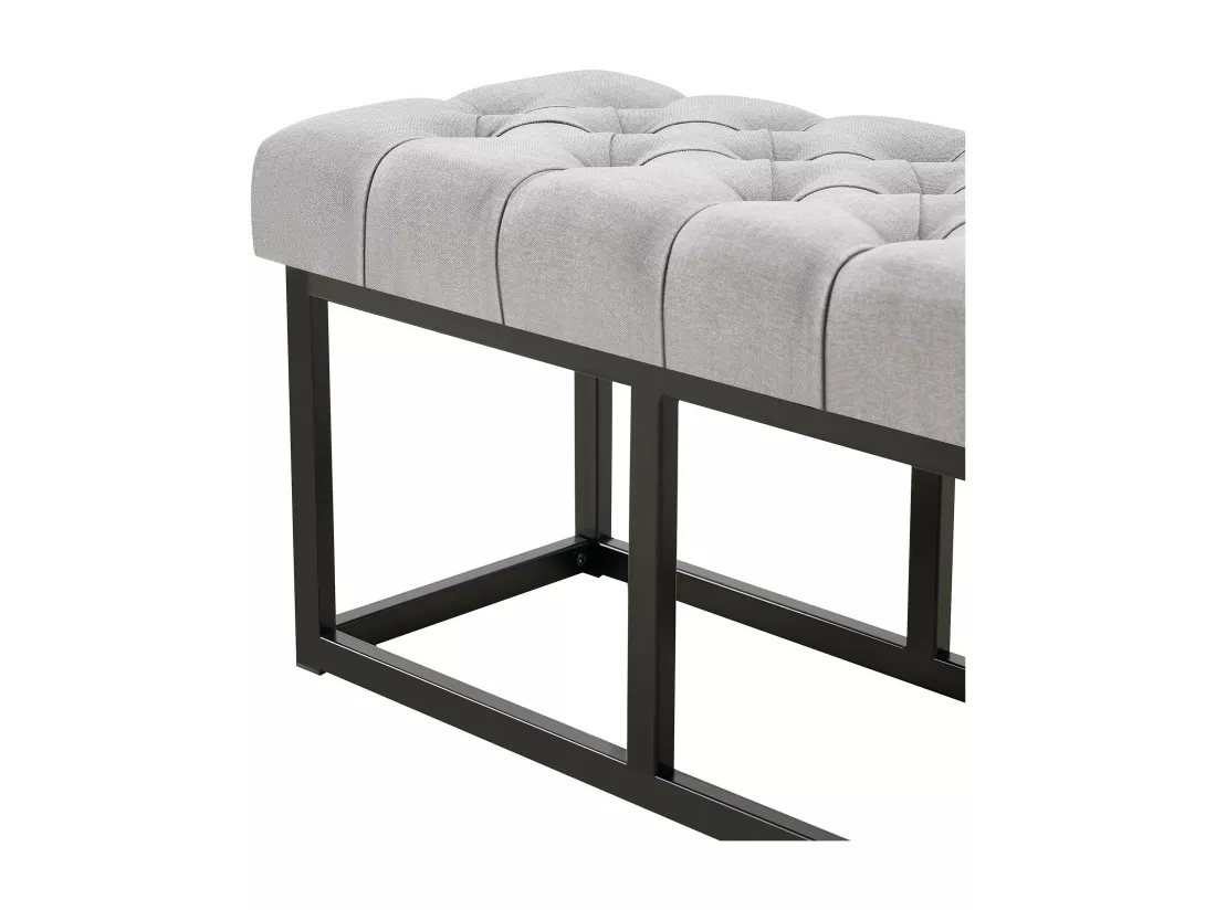 Banquette - Tissu - Gris - Amun