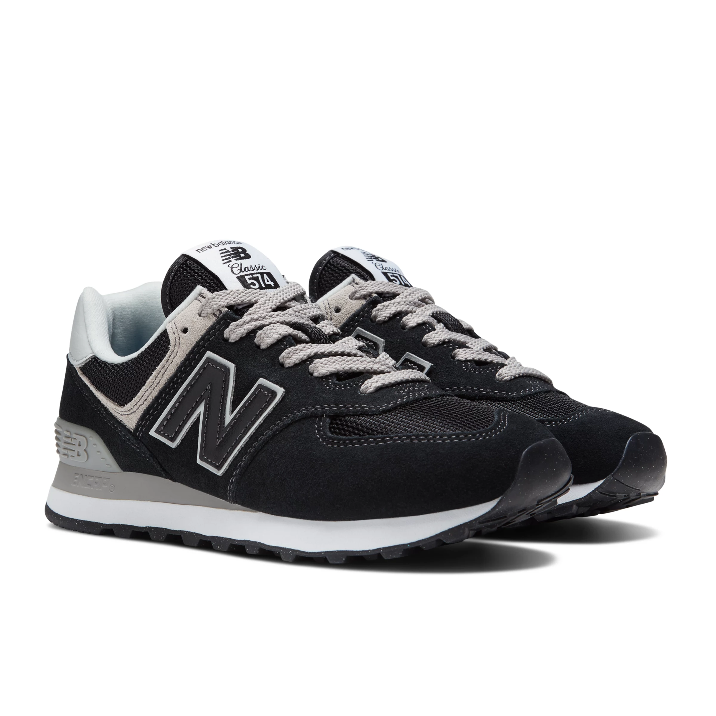 574 Core Black with White