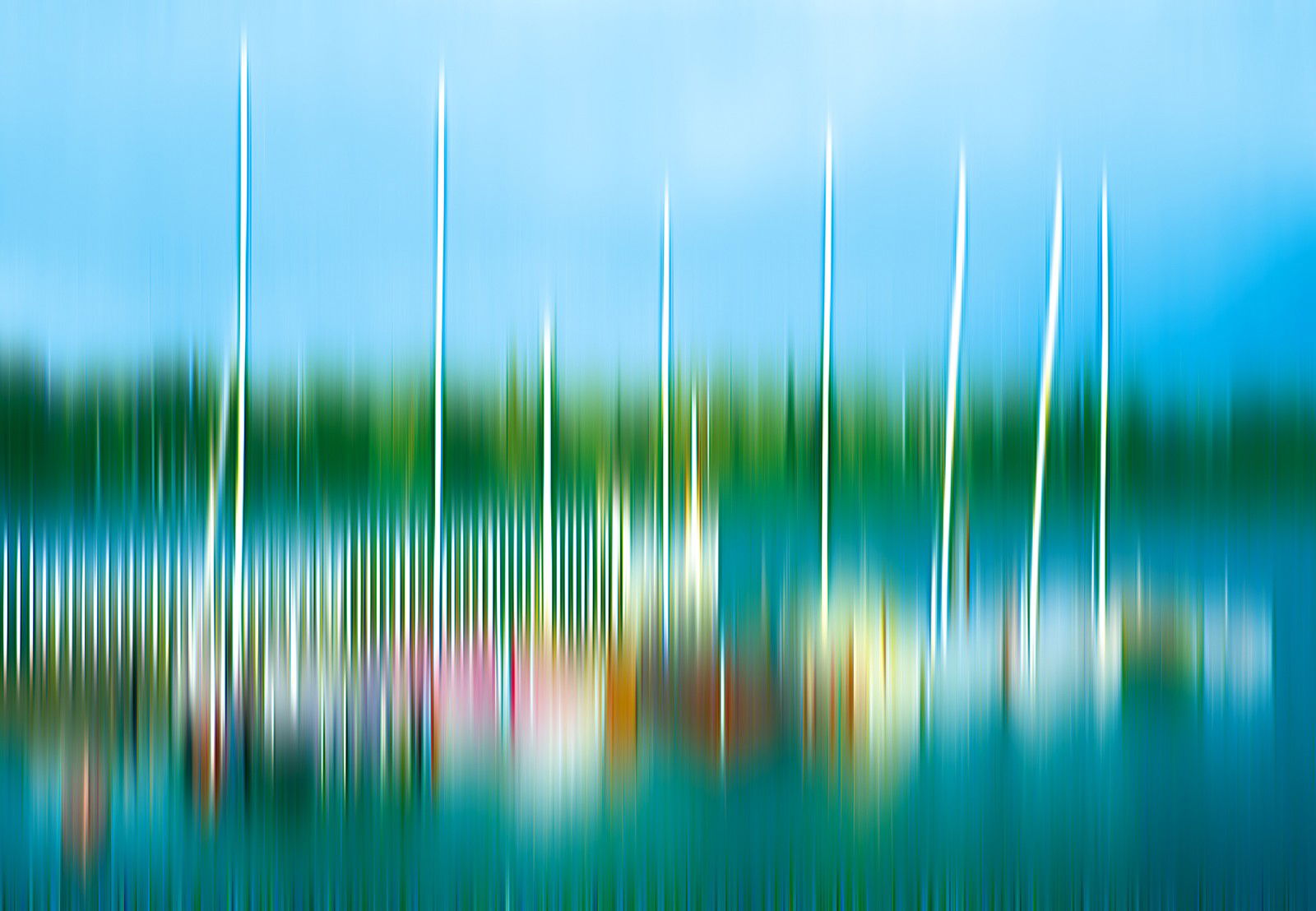 Segelboote - Alster by Anja Neudert - Limited Edition. Edition of: 100. Signed.