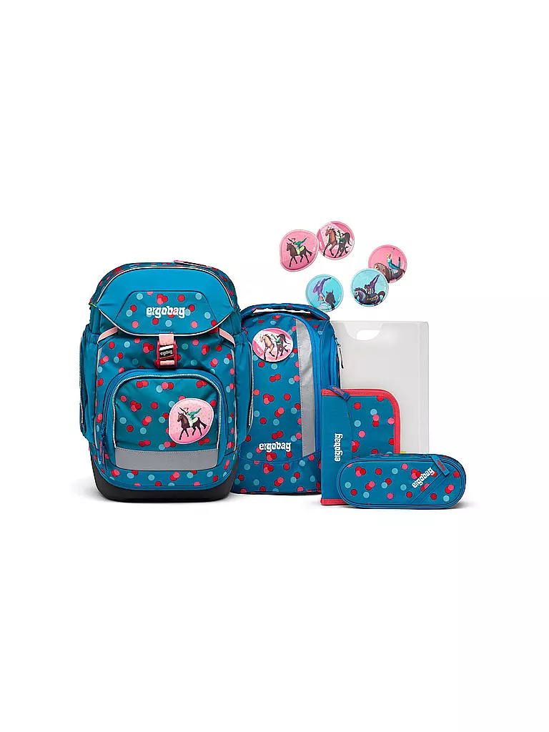ERGOBAG Schultaschen-Set 6-tlg. Pack - VoltiBär blau