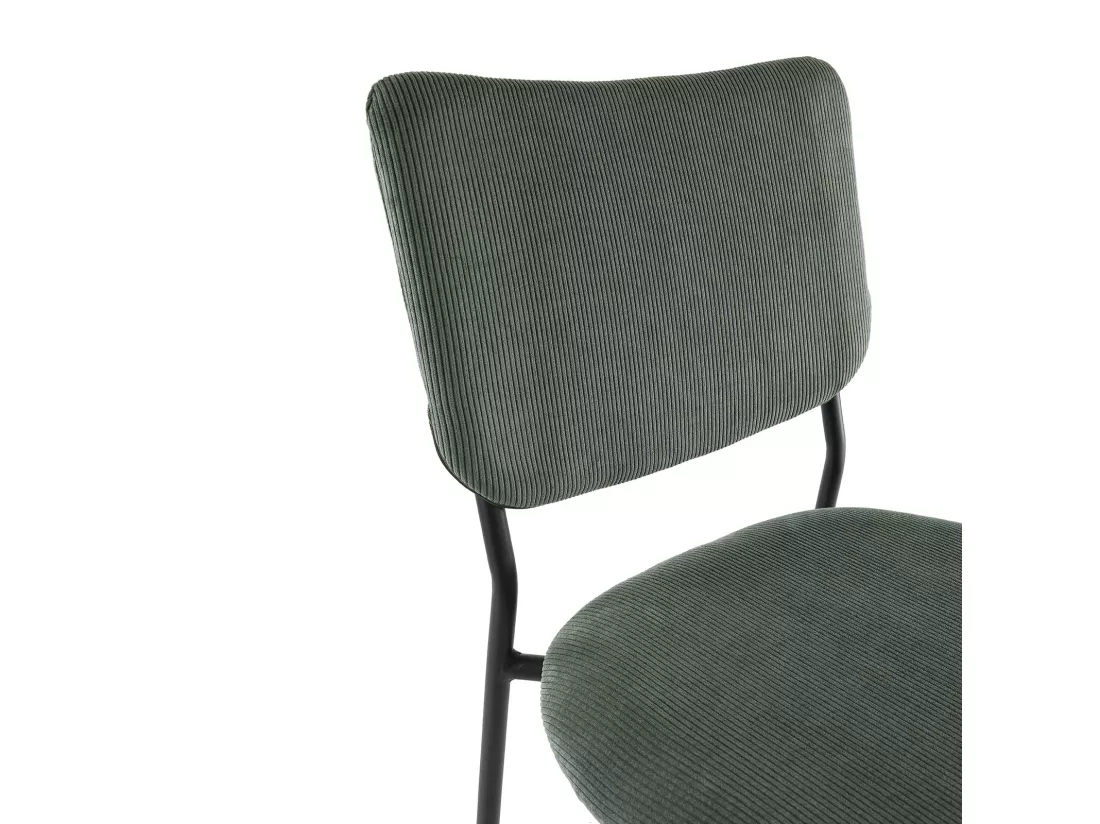 Set de 2 Chaises LOIS vert bouteille