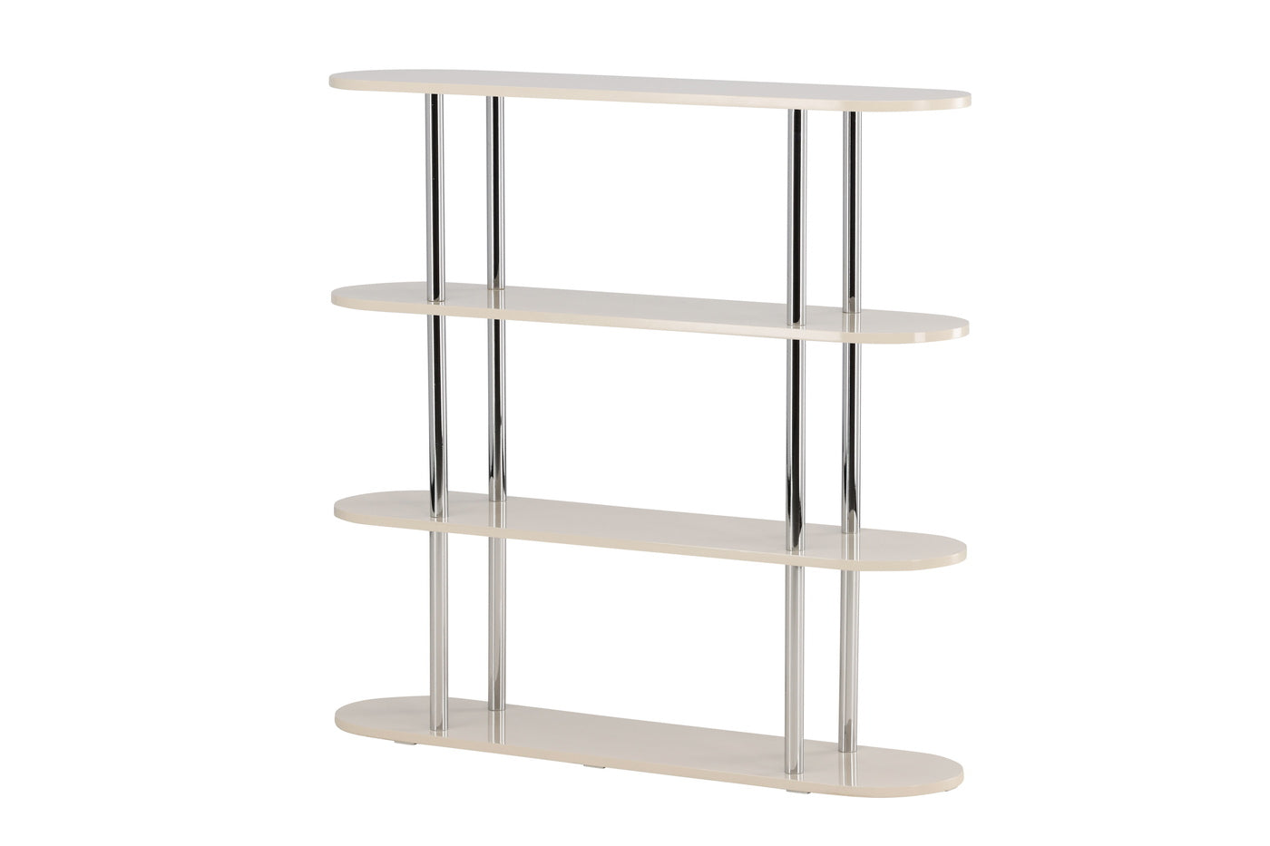 FjÃ´rd - Kast Wit|Chrome - 120x30x116cm - Zino