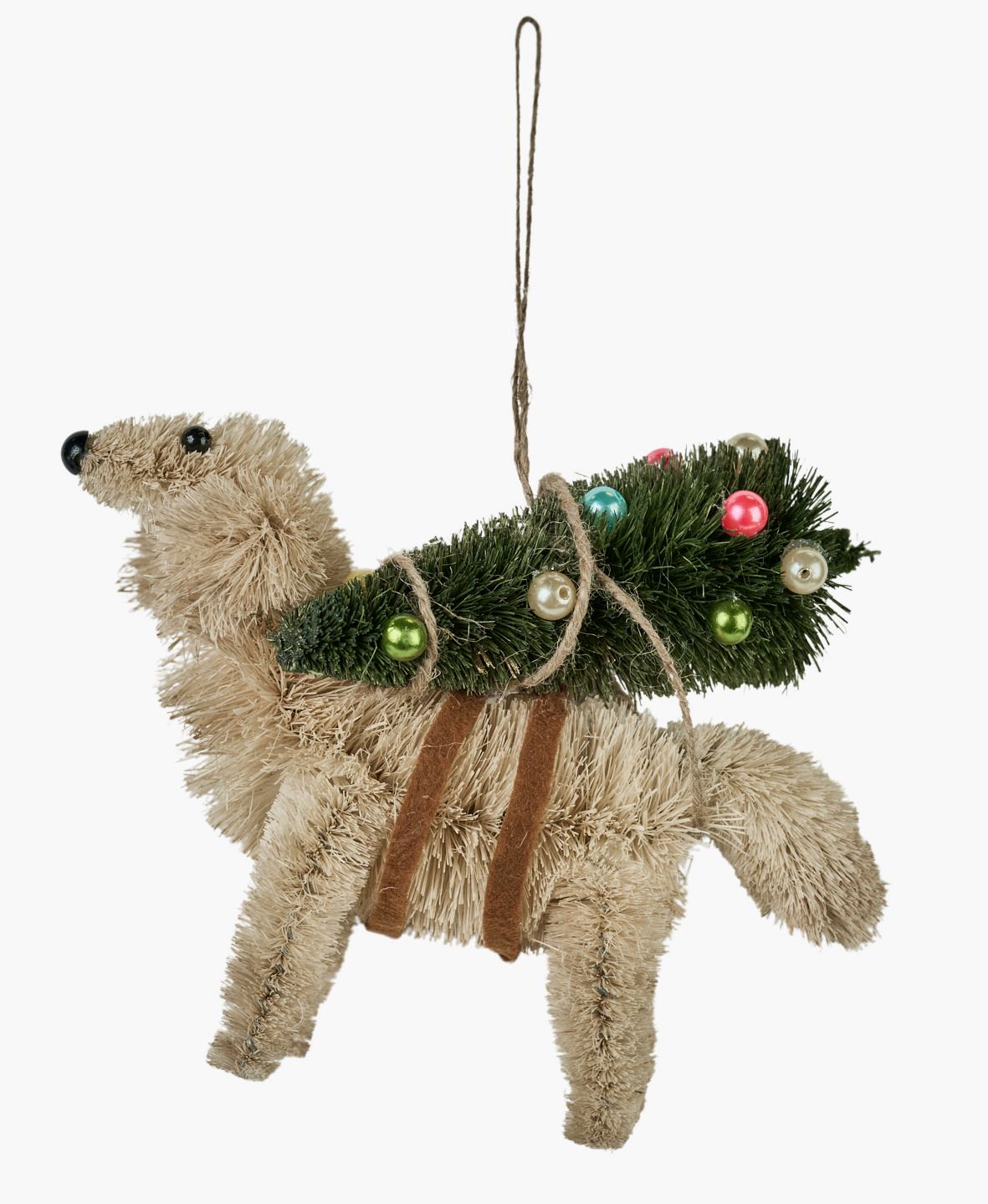 Juletrepynt multi hvit - 15x6,5x11,5 cm