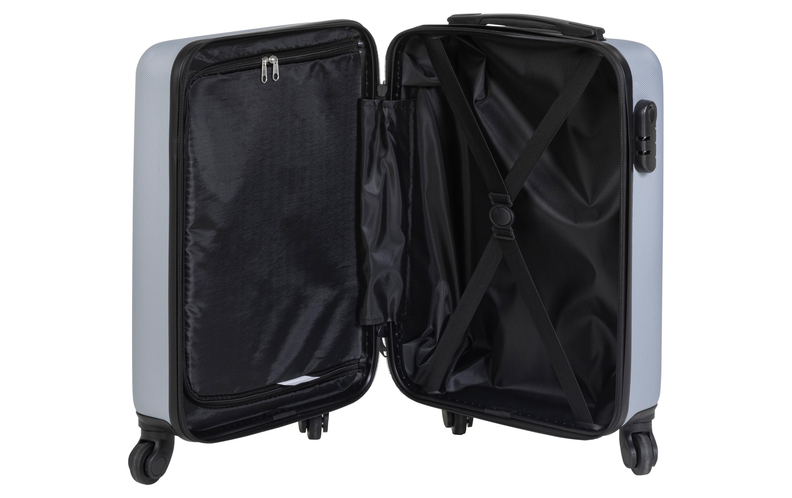 Reisekofferset World Superb 3-teilig, Silbergrau<br>Drei Trolleys unterschiedlicher Grösse