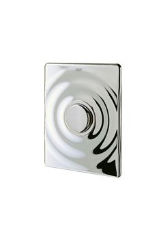 Grohe Surf WC bedieningsplaat v. drukspoeler inbouw 6-9L 156x197mm verticaal chroom