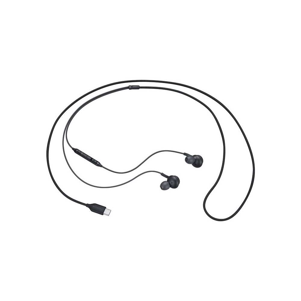 Samsung (by AKG) - In-Ear Kopfhörer Headset   USB C Anschluss (EO-IC100BBEGEU) - Schwarz